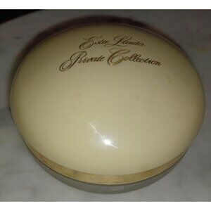 Vintage Dusting Powder/Round Trinket Box Screw Top